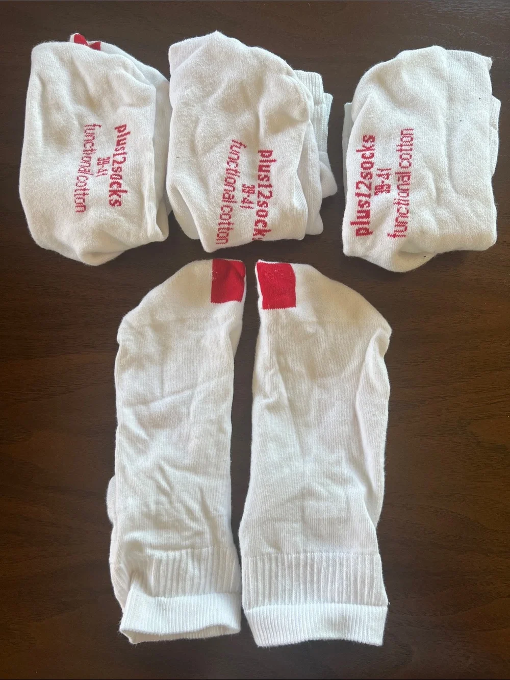 Plus12 Barefoot Socks - 4 Pair - Size EU 39-41